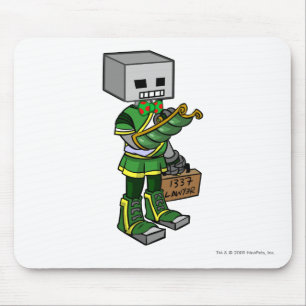 Alfombrilla De Ratón Jugador del personal de Lawyerbot Brightvale