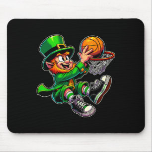 Alfombrilla De Ratón Jugador del Sketll de Leprechaun de San Patricio
