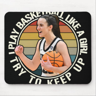 Alfombrilla De Ratón jugadora de baloncesto