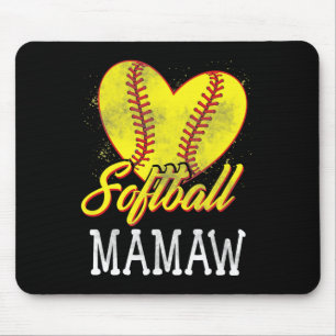Alfombrilla De Ratón Jugadora de Softbol Mamaw de Softbol