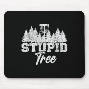 Alfombrilla De Ratón Jugadores de Disc Golf del Árbol Estúpido Disc Gol
