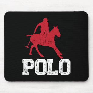 Alfombrilla De Ratón Jugadores De Polo A Caballo Montando A Caballo Spo