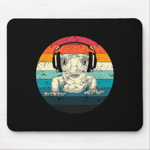Alfombrilla De Ratón Jugadores divertidos del juego de video de Gecko d