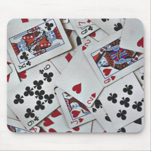 Alfombrilla De Ratón Jugando cartas Juegos de póquer Reina Rey