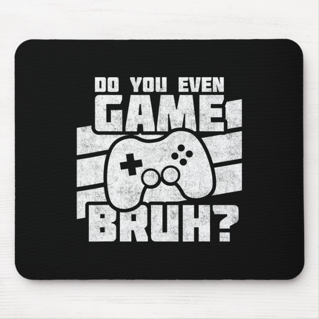 Alfombrilla De Ratón Jugando Videojuegos - Juegos de Pc y Consola - Vi  (Frente)