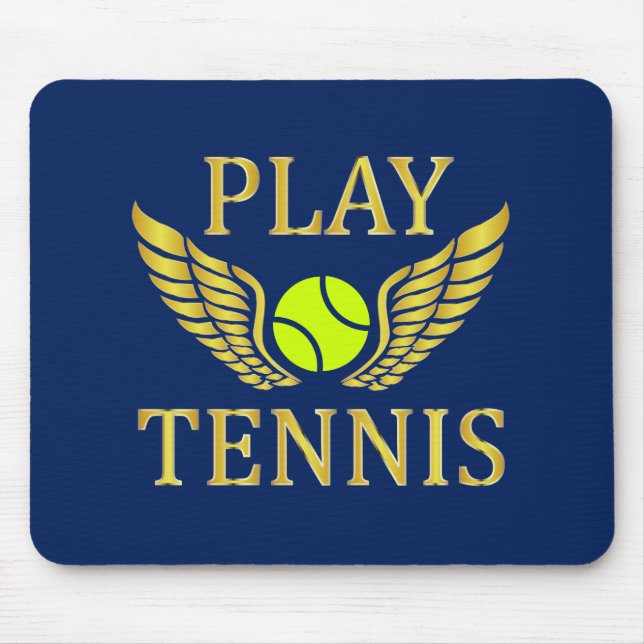 Alfombrilla De Ratón Jugar al tenis (Frente)