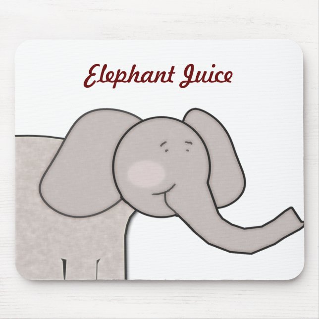 Alfombrilla De Ratón Jugo elefante (Frente)