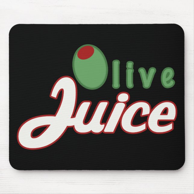 Alfombrilla De Ratón Jugo verde oliva Mousepad (Frente)