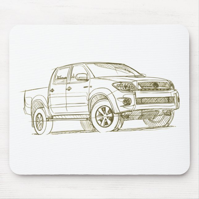 Alfombrilla De Ratón Juguete Hilux 2009 (Frente)