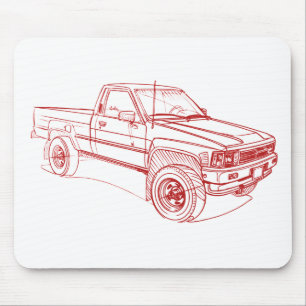 Alfombrilla De Ratón Juguete Hilux gen4 1984+