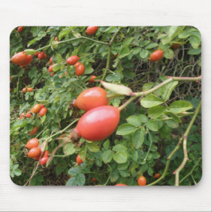 Alfombrilla De Ratón Juicy Red Rose Hips Mousepad