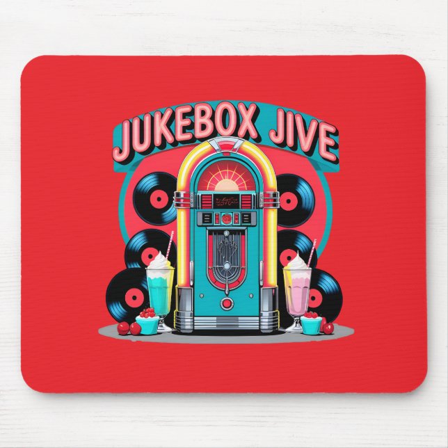 Alfombrilla De Ratón Jukebox Jive (Frente)