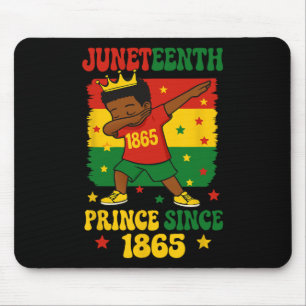 Alfombrilla De Ratón Juneteenth 1865 Groovy Niño Bailando Dabbing Prínc