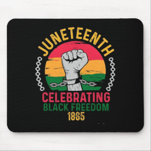 Alfombrilla De Ratón juneteenth celebrando la libertad negra 1865