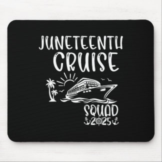 Alfombrilla De Ratón Juneteenth Cruise Squad 2025 Vacaciones de Junetee
