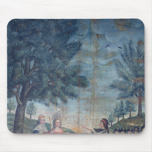 Alfombrilla De Ratón Juramento del rey, la reina (Frente)