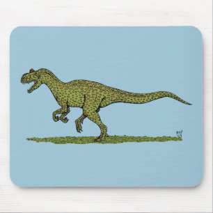 Alfombrilla De Ratón Jurásico Dinosaurio Allosauro