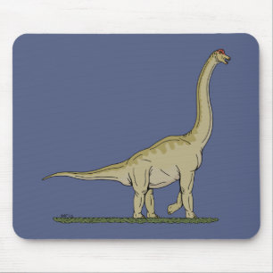 Alfombrilla De Ratón Jurásico Dinosaurio Brachiosauro