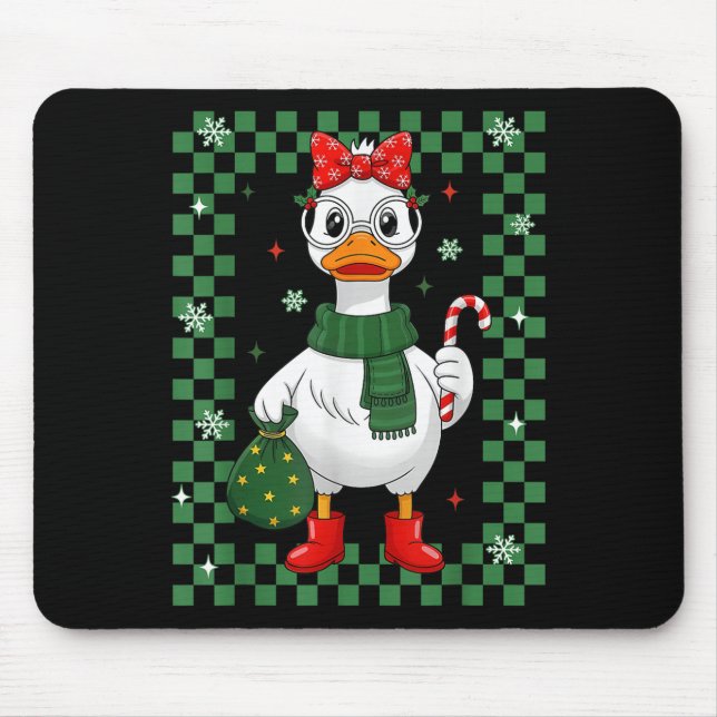 Alfombrilla De Ratón Just A Jolly Goose Christmas Silly Goose Funny Xma (Frente)