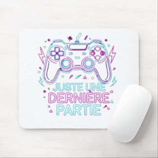 Alfombrilla De Ratón Juste Une Dernière Partie Gamer Mouse Pad - Retro