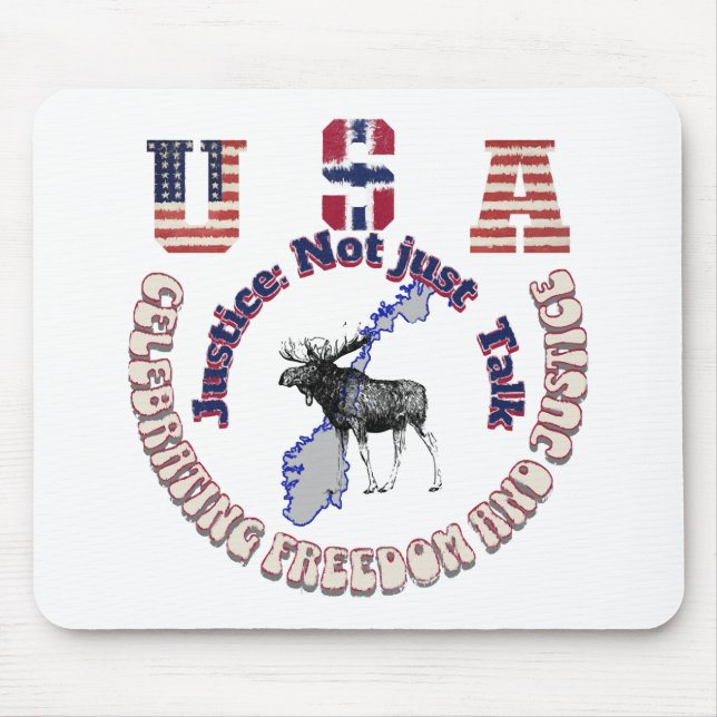 Alfombrilla De Ratón Justicia no sólo hablar (Frente)
