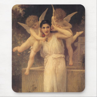 Alfombrilla De Ratón Juventud de Bouguereau, retrato de los Ángeles vic
