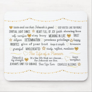 Alfombrilla De Ratón JW La vida de un pionero