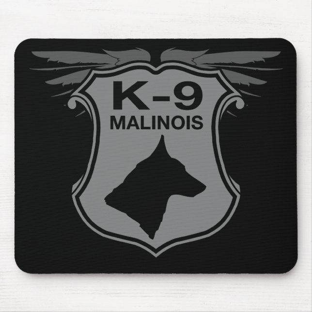 Alfombrilla De Ratón K-9 Malinois Mousepad (Frente)