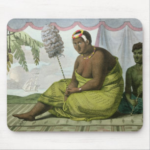 Alfombrilla De Ratón Ka'ahumanu, reina de las islas de bocadillo