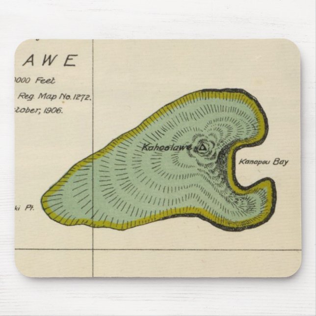 Alfombrilla De Ratón Kahoolawe, Hawaii (Frente)