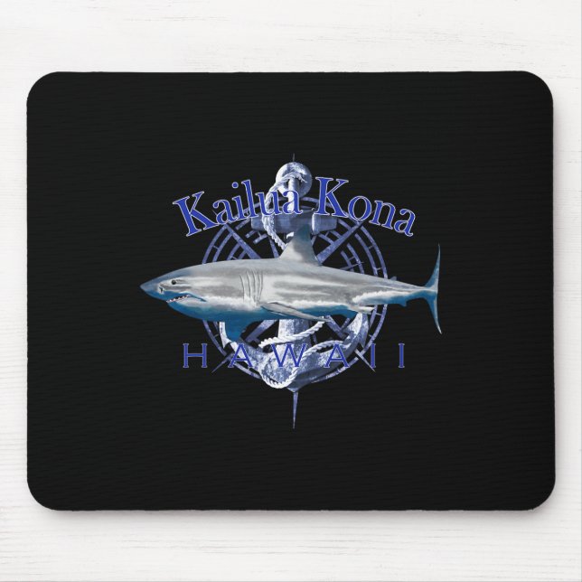 Alfombrilla De Ratón Kailua Kona Hawaii Nautical Sailing Boating  (Frente)