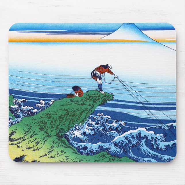 Alfombrilla De Ratón Kajikazawa, provincia de Kai, Hokusai Katsushika (Frente)
