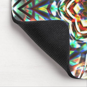 Alfombrilla De Ratón Kaleidocopio de colores con textura que se ve como