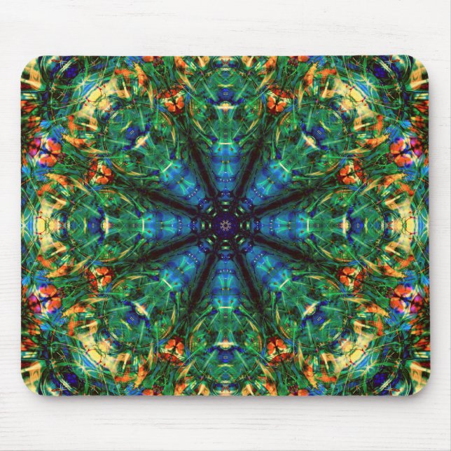 Alfombrilla De Ratón Kaleidoscopio de colores (Frente)