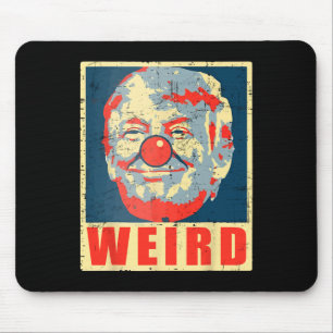Alfombrilla De Ratón Kamala contra Trump Retro ventilado de payaso Trum