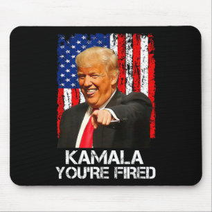 Alfombrilla De Ratón Kamala estás despedido divertido presidente Trump 