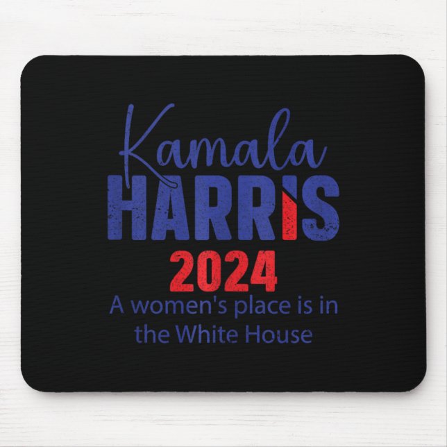Alfombrilla De Ratón Kamala Harris 2024 Empoderando El Sueño Americano  (Frente)