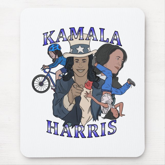 Alfombrilla De Ratón Kamala Harris Bootleg Rap Style (Frente)