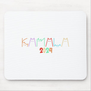 Alfombrilla De Ratón Kamala Harris Cat Letting Funny Cat Ladies Para K