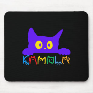 Alfombrilla De Ratón Kamala Harris Funny Cat Lettering Typography