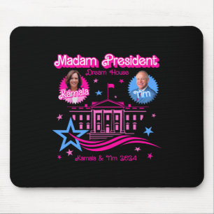 Alfombrilla De Ratón Kamala Harris Señora Presidenta Casa Blanca