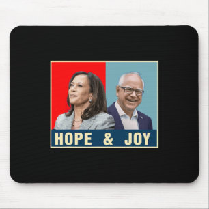 Alfombrilla De Ratón Kamala Harris Tim Walz 2024 Esperanza Y Alegría