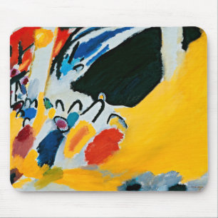 Alfombrilla De Ratón Kandinski Impresión III Concierto Pintura Abstract