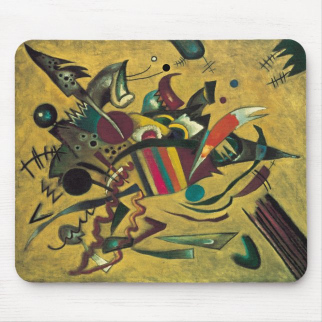 Alfombrilla De Ratón Kandinsky Abstract Pintando maestro de arte modern (Frente)