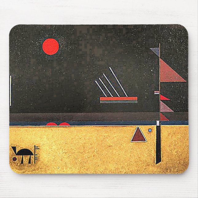 Alfombrilla De Ratón Kandinsky - Arte parduzco, abstracto (Frente)