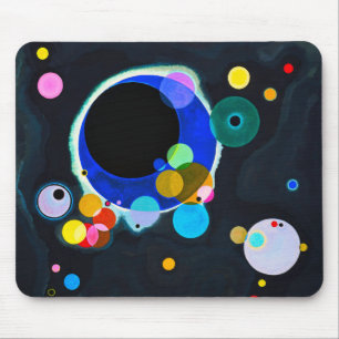 Alfombrilla De Ratón Kandinsky cojín de ratón de varios círculos