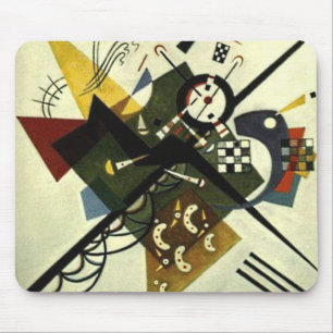 Alfombrilla De Ratón Kandinsky en el blanco II