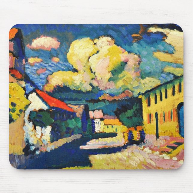 Alfombrilla De Ratón Kandinsky - Murnau, Dorfstrasse (Frente)