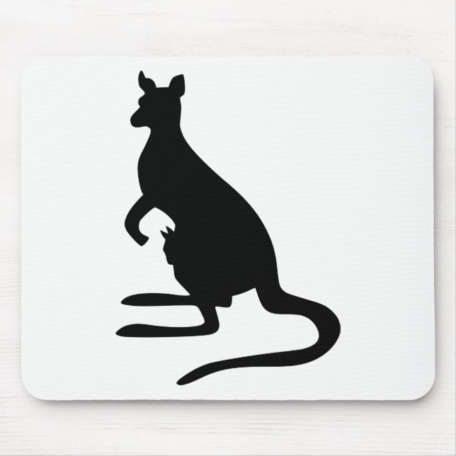 Alfombrilla De Ratón Kangaroo Silhouette (Frente)