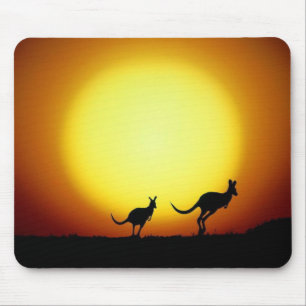 Alfombrilla De Ratón KangaROOS en el australiano interior